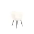 Dinerstoel Shell - Set van 2 - Teddy White - 68x65x83cm