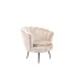 Fauteuil Stoel Shell - Taupe/Bruin - 84x76x82cm