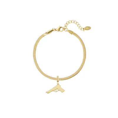 Armband pistool - goud