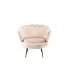 Fauteuil Stoel Shell - Taupe/Bruin - 84x76x82cm